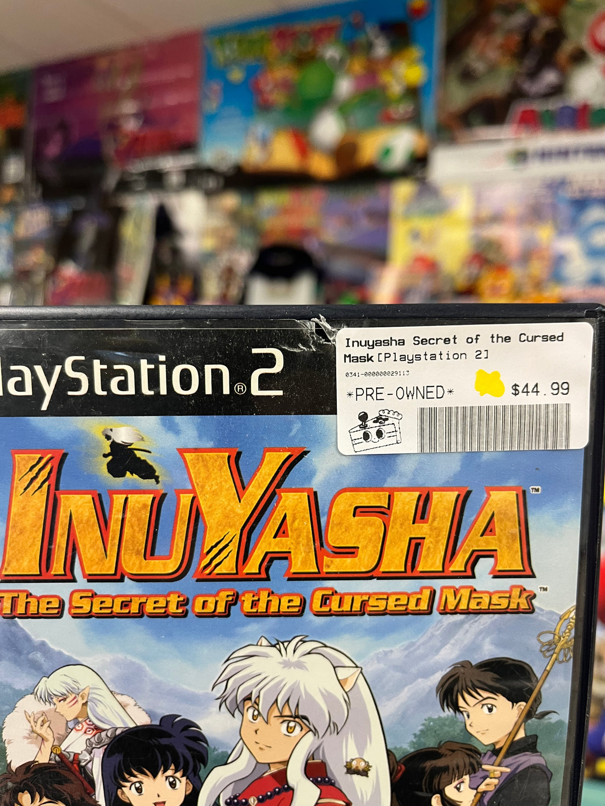 Inuyasha Secret of the Cursed Mask - PS2 CIB