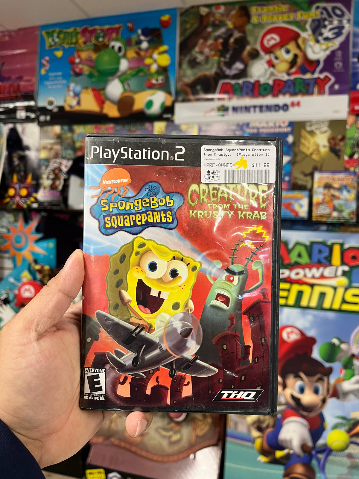 SpongeBob SquarePants Creature from the Krusty Krab - PS2 CIB