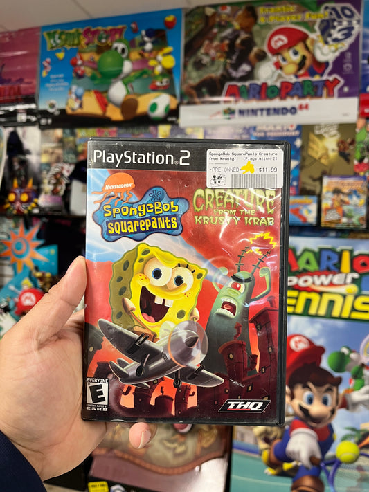 SpongeBob SquarePants Creature from the Krusty Krab - PS2 CIB