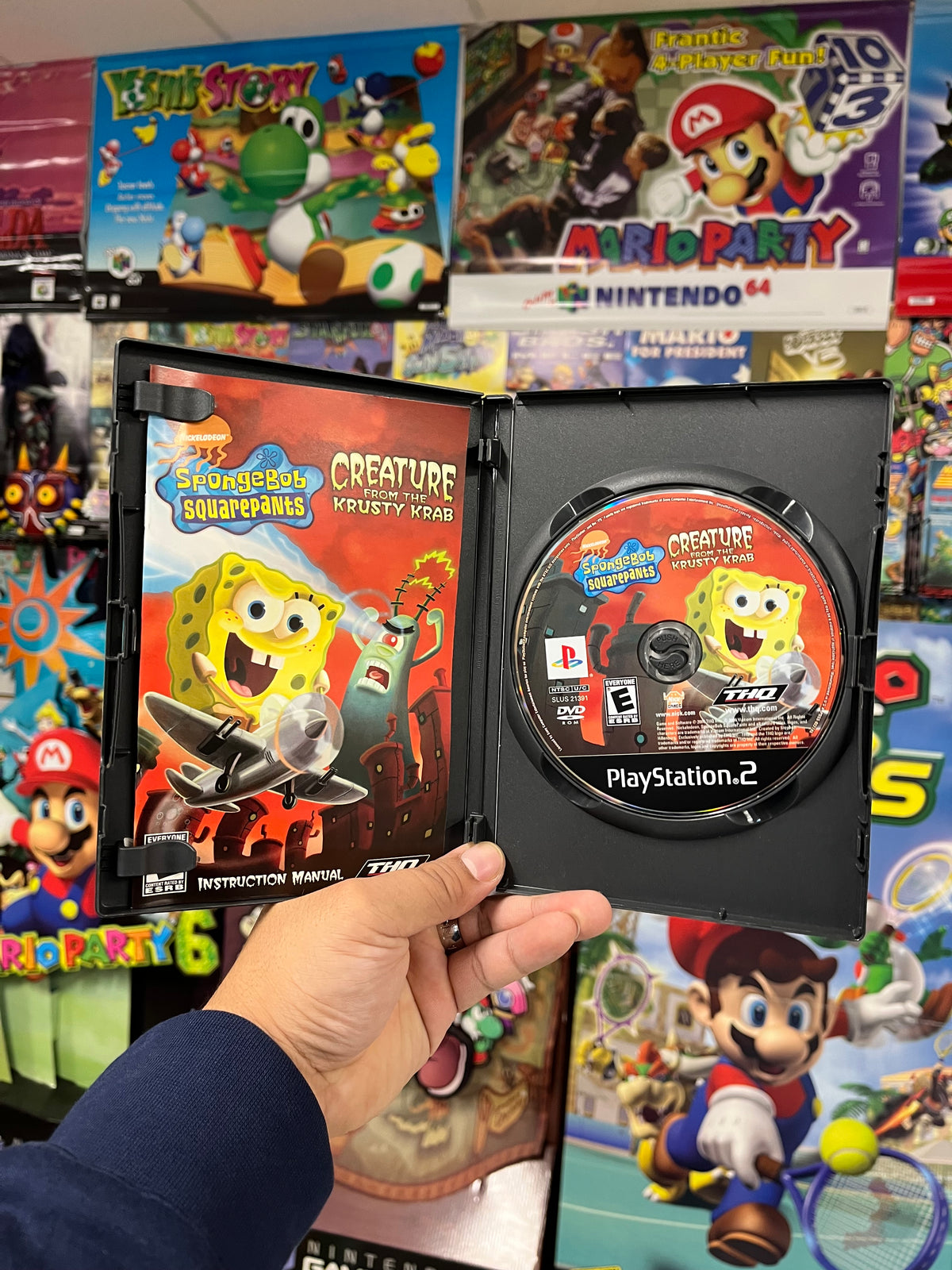 SpongeBob SquarePants Creature from the Krusty Krab - PS2 CIB