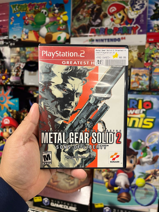 Metal Gear Solid 2 [Greatest Hits] - PS2 CIB