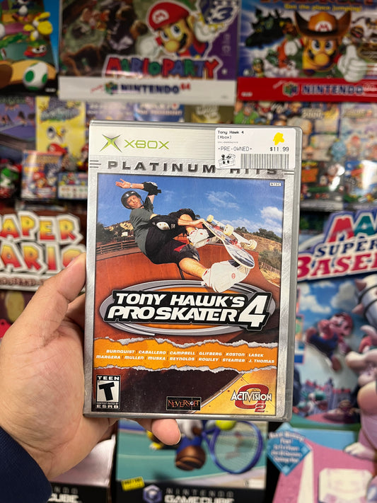 Tony Hawk's Pro Skater 4 [Platinum Hits] - Xbox CIB