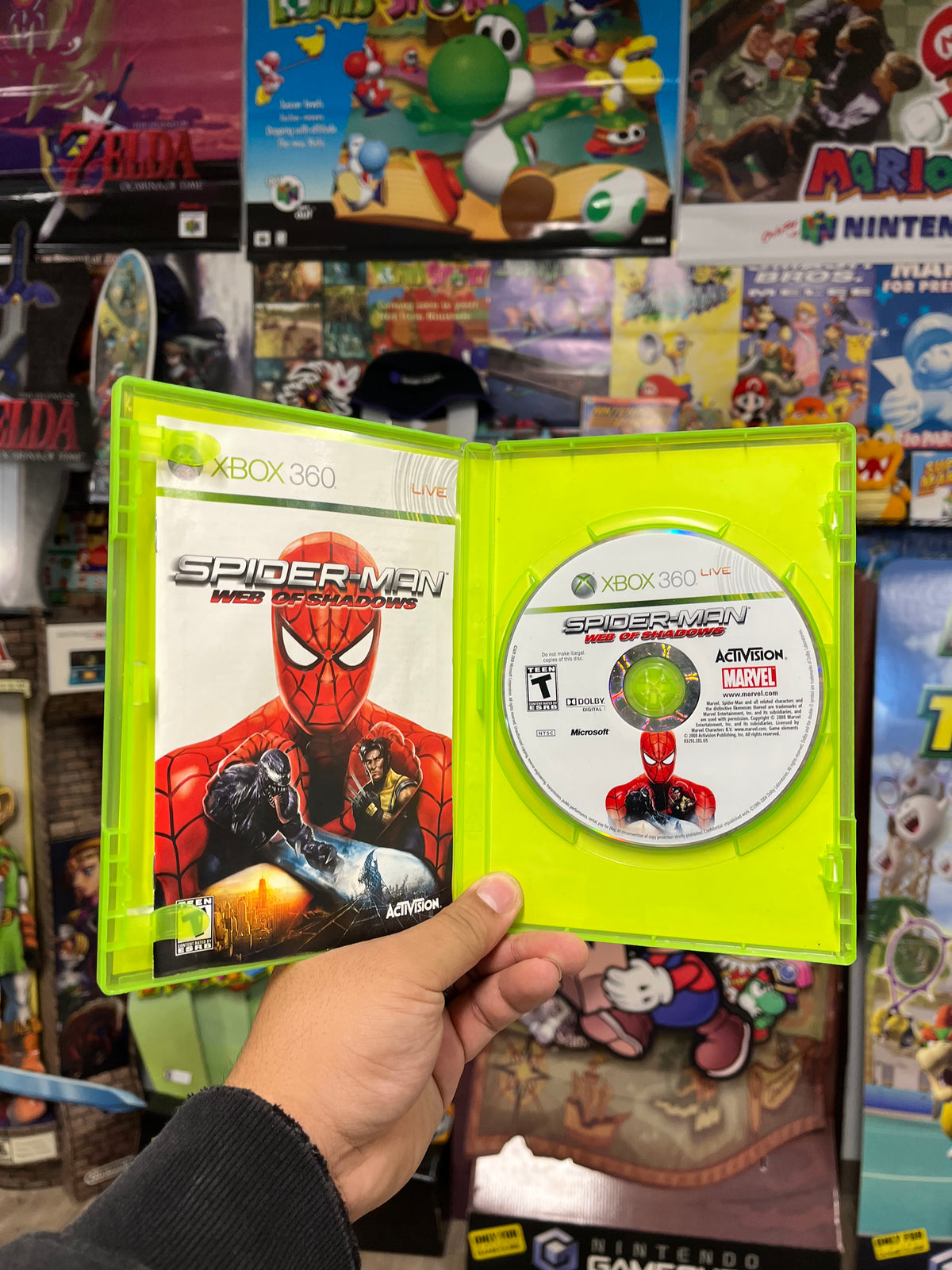 Spiderman Web of Shadows - Xbox 360 CIB