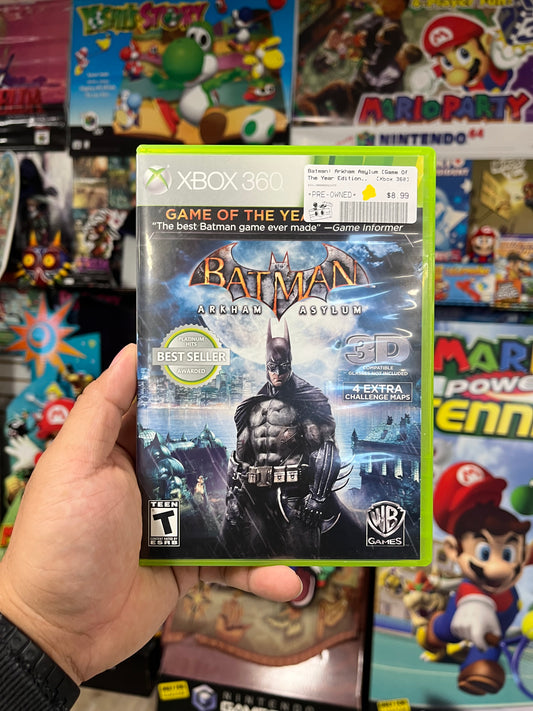 Batman Arkham Asylum [GOTY Edition] - Xbox 360 CIB