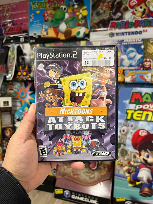 Nicktoons Attack of the Toybots - PS2 CIB