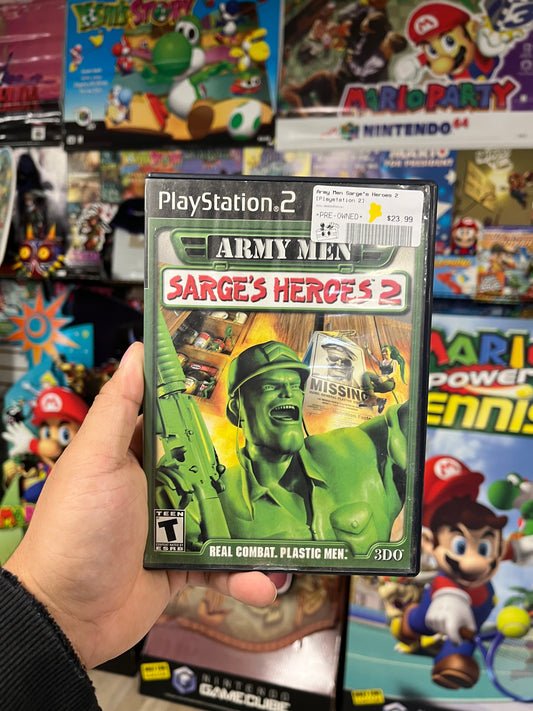 Army Men Sarge's Heroes 2 - PS2 CIB