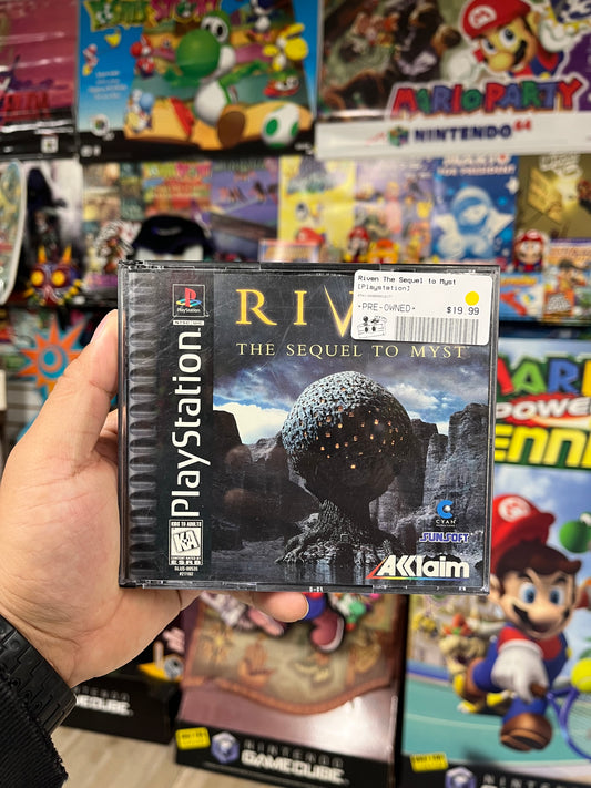 Riven The Sequel to Myst - PS1 CIB