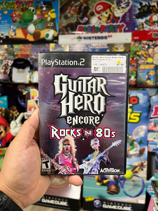 Guitar Hero Encore Rocks the 80's - PS2 CIB