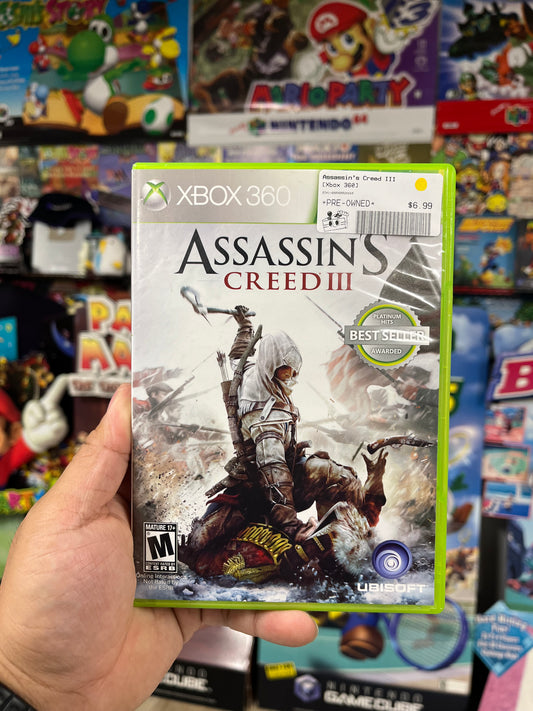 Assasin's Creed III - Xbox 360 CIB
