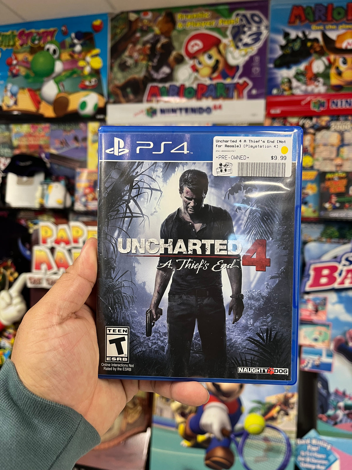 Uncharted 4 A Thief's End [Not for Resale] - PS4 CIB