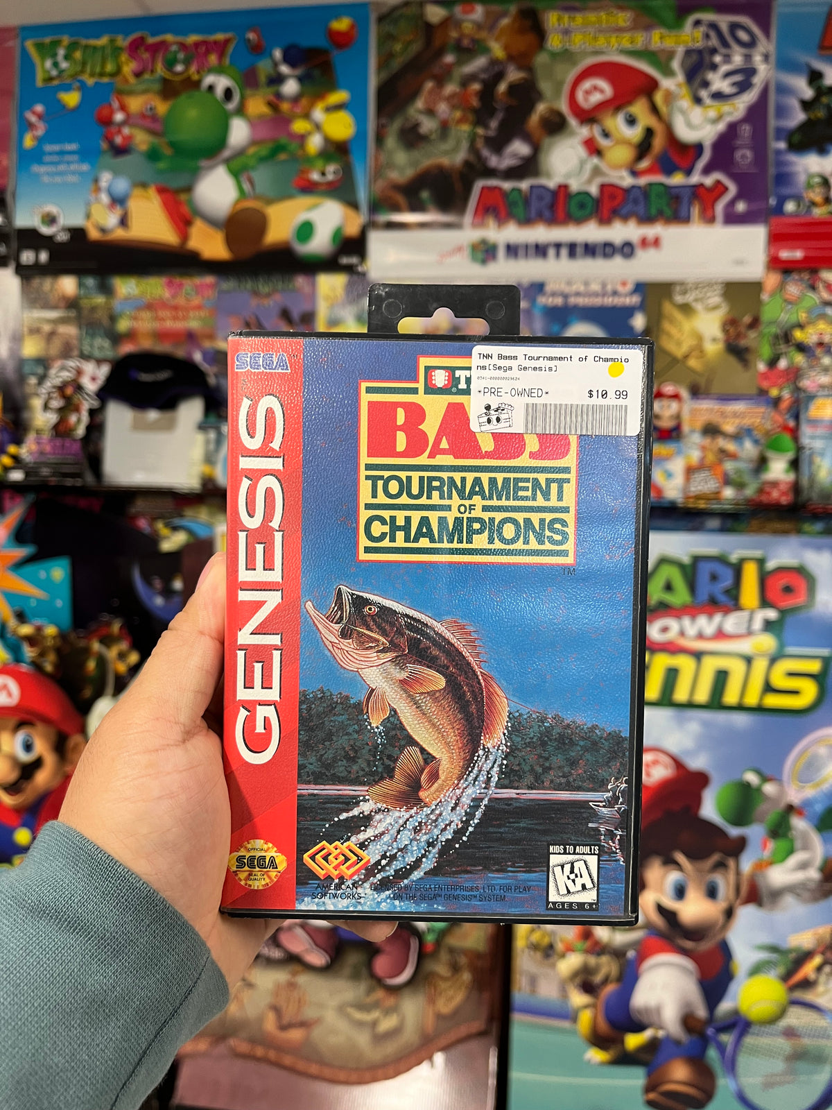 TNN Bass Tournament of Champions - Sega Genesis CIB