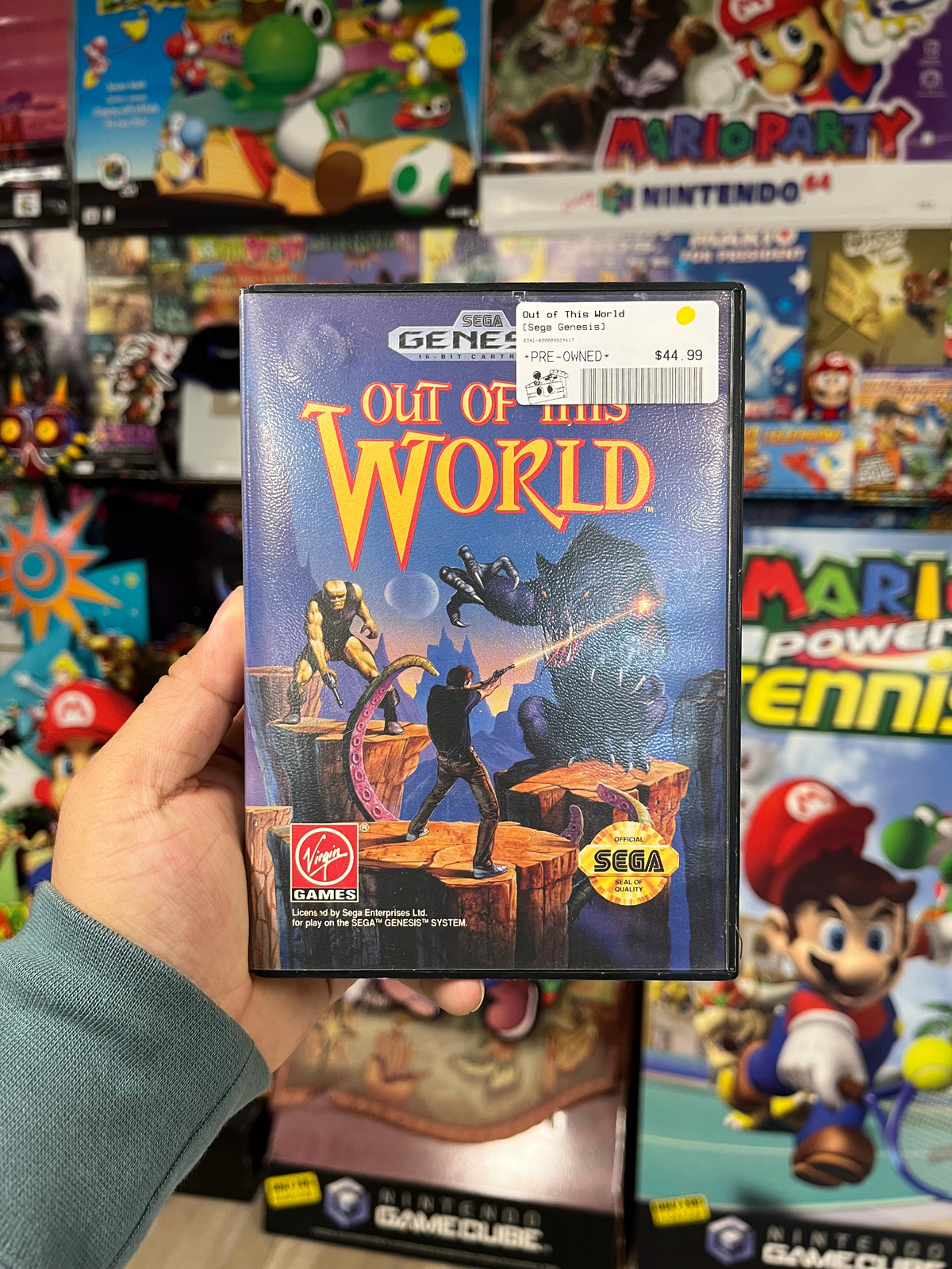 Out of this World -  Sega Genesis CIB