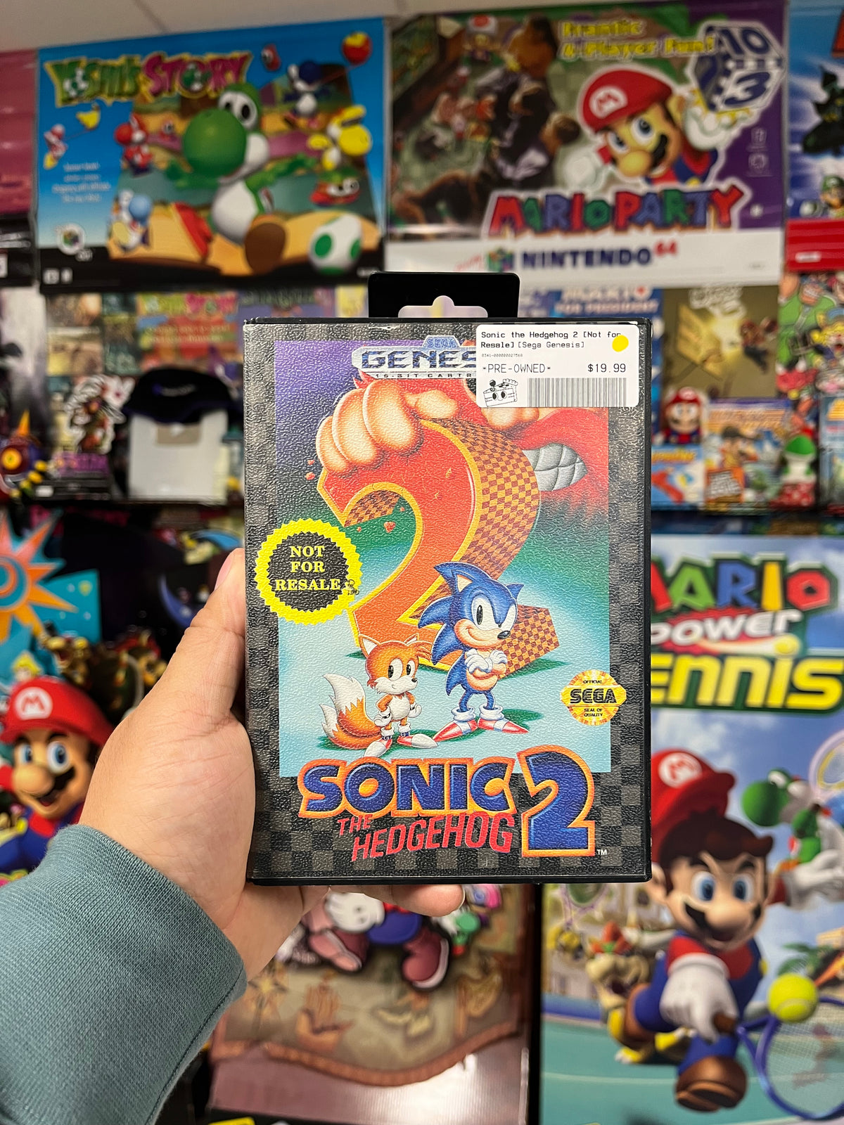 Sonic the Hedgehog 2 [Not for Resale] - Sega Genesis CIB