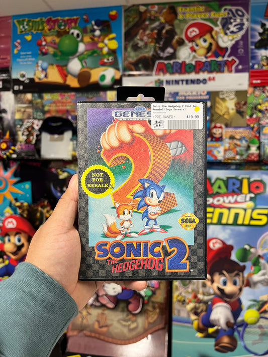 Sonic the Hedgehog 2 [Not for Resale] - Sega Genesis CIB
