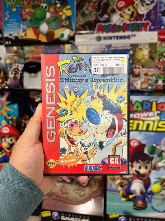 The Ren and Stimpy Show Stimpy's Invention - Sega Genesis CIB