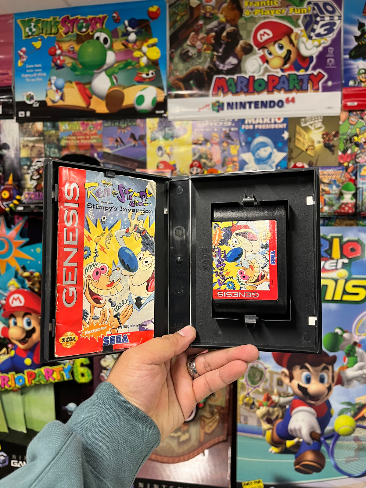 The Ren and Stimpy Show Stimpy's Invention - Sega Genesis CIB