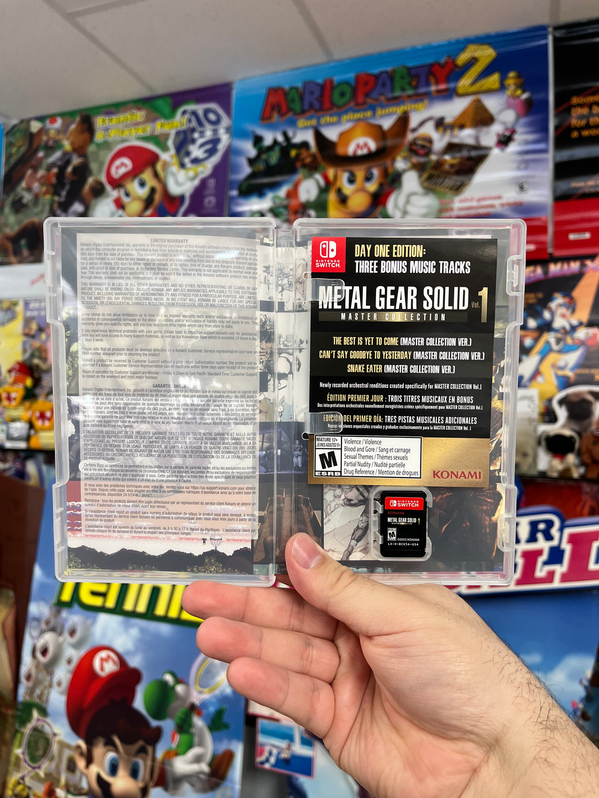 Metal Gear Solid: Master Collection Vol. 1 - Nintendo Switch CIB