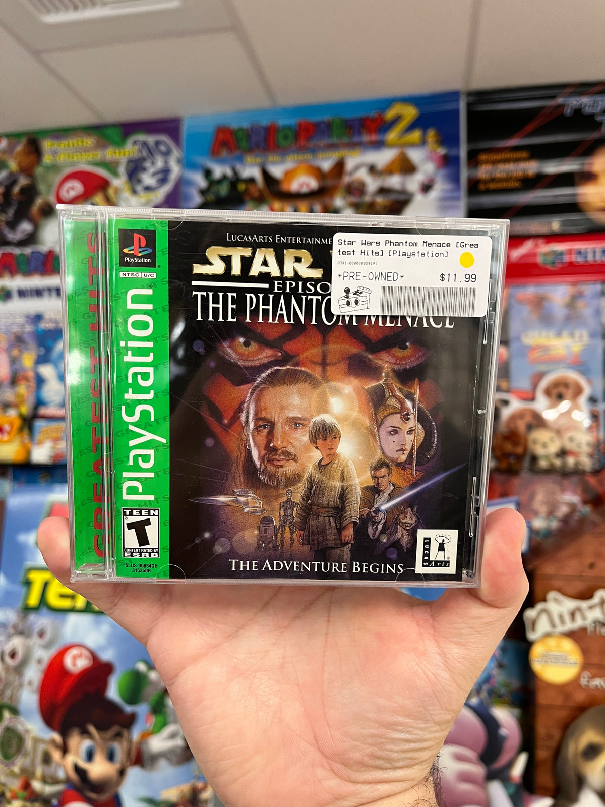 Star Wars Phantom Menace [Greatest Hits] - PS1 CIB