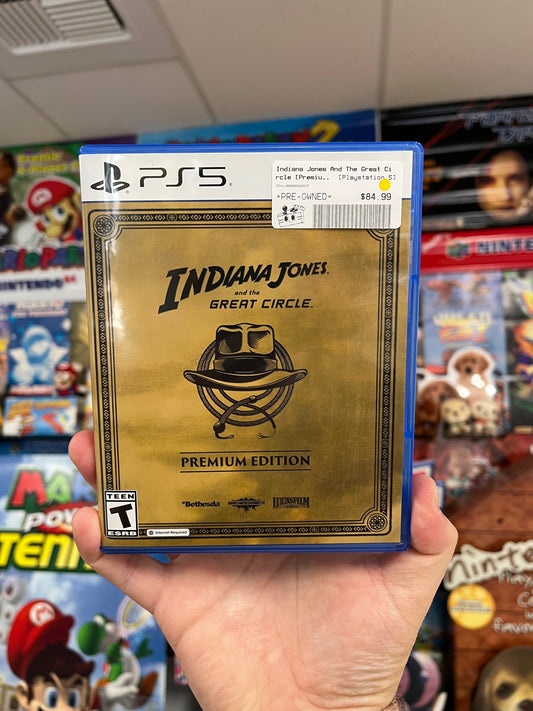 Indiana Jones And The Great Circles [Premium Edition] - PS5 CIB