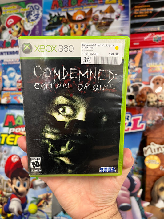 Condemned Criminal Origins - Xbox 360 CIB