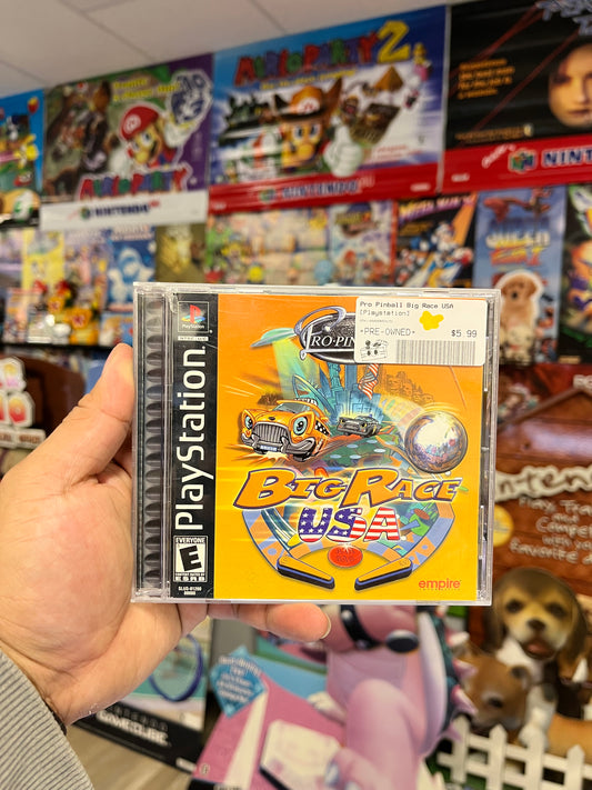 Pro Pinball Big Race USA - PS1 CIB