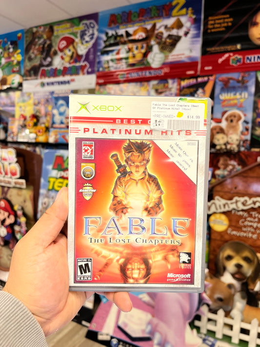 Fable The Lost Chapters [Best Of Platinum Hits] - Xbox CIB