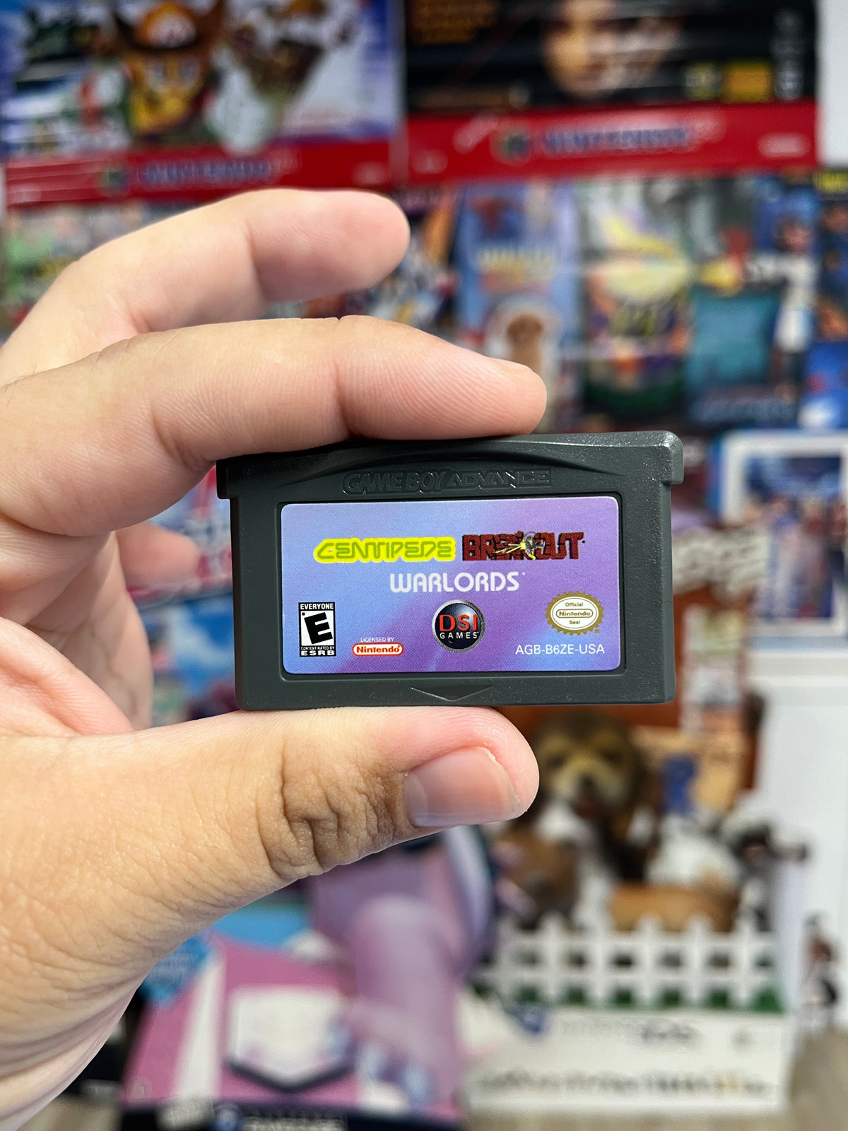 Centipede Breakout and Warlords - GBA Loose