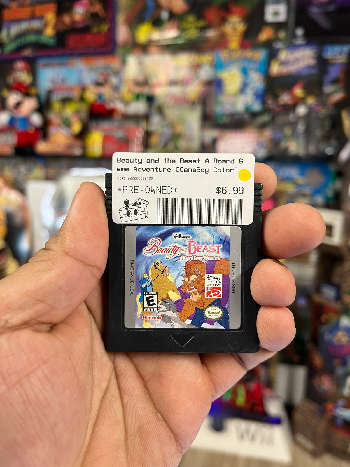 Beauty and the Beast Board Game Adventure - GBC Loose