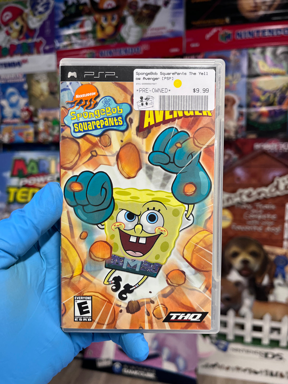 SpongeBob SquarePants The Yellow Avenger - PSP CIB