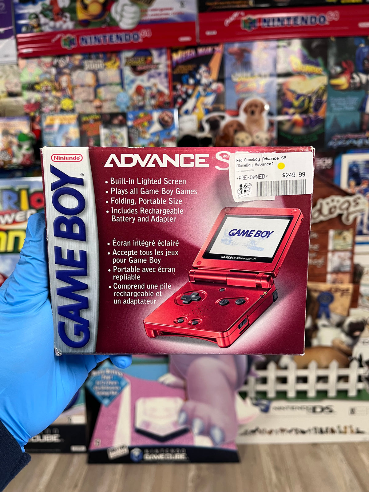 Real Gameboy Advance SP - GBA Boxed