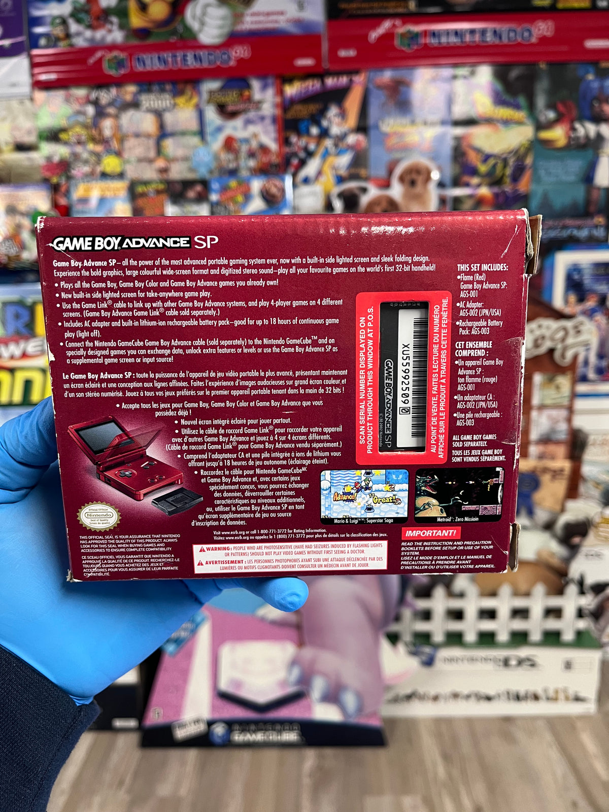 Real Gameboy Advance SP - GBA Boxed