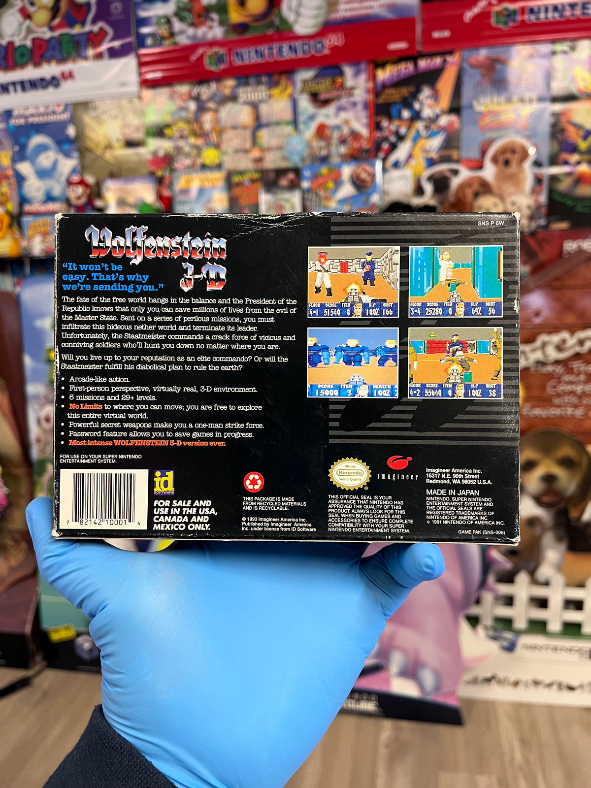Wolfenstien 3D - SNES Boxed
