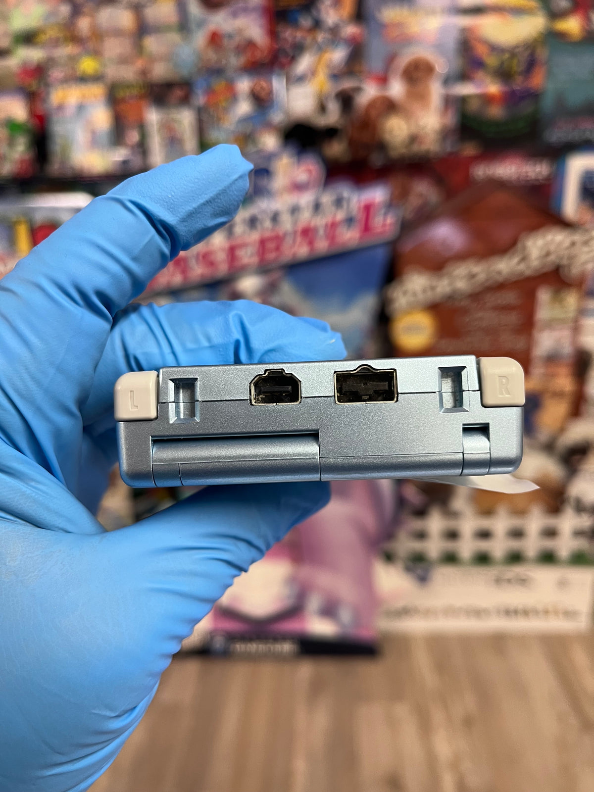 Pearl Blue Gameboy Advance SP - GBA Loose