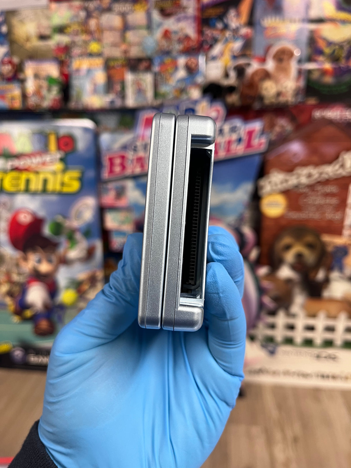 Pearl Blue Gameboy Advance SP - GBA Loose
