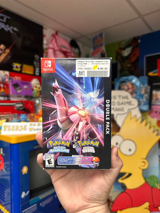 Pokemon Brilliant Diamond & Shining Pearl Double Pack - Switch CiB