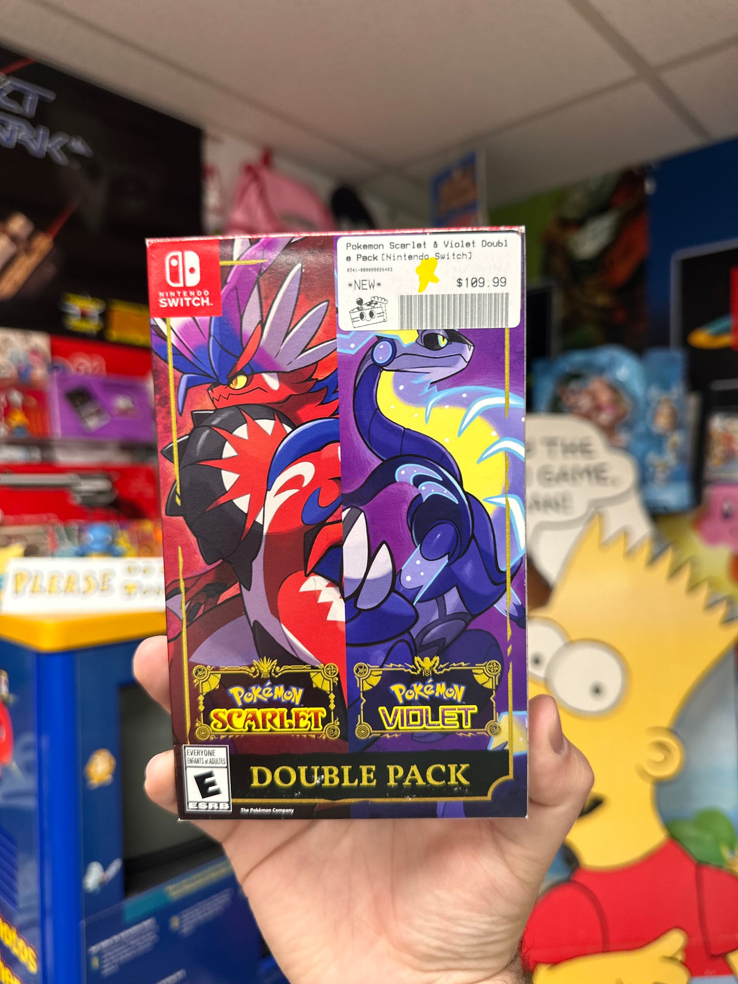 Pokemon Scarlet & Violet Double Pack - Switch CiB