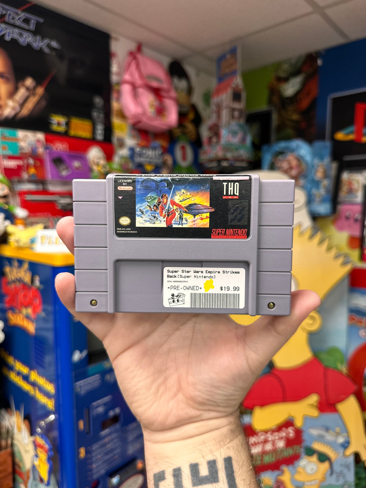 Super Star Wars Empire Strikes Back - SNES Loose