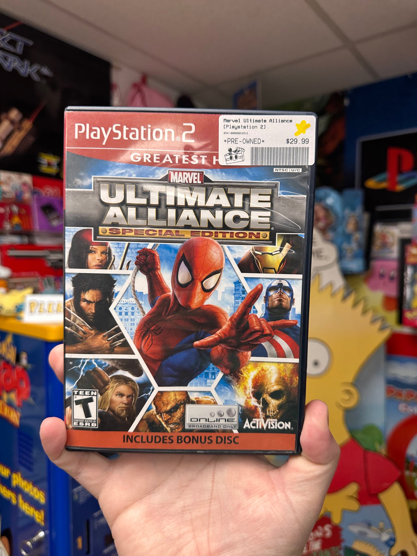 Marvel Ultimate Alliance [Greatest Hits + Bonus Disc] - PS2 CiB
