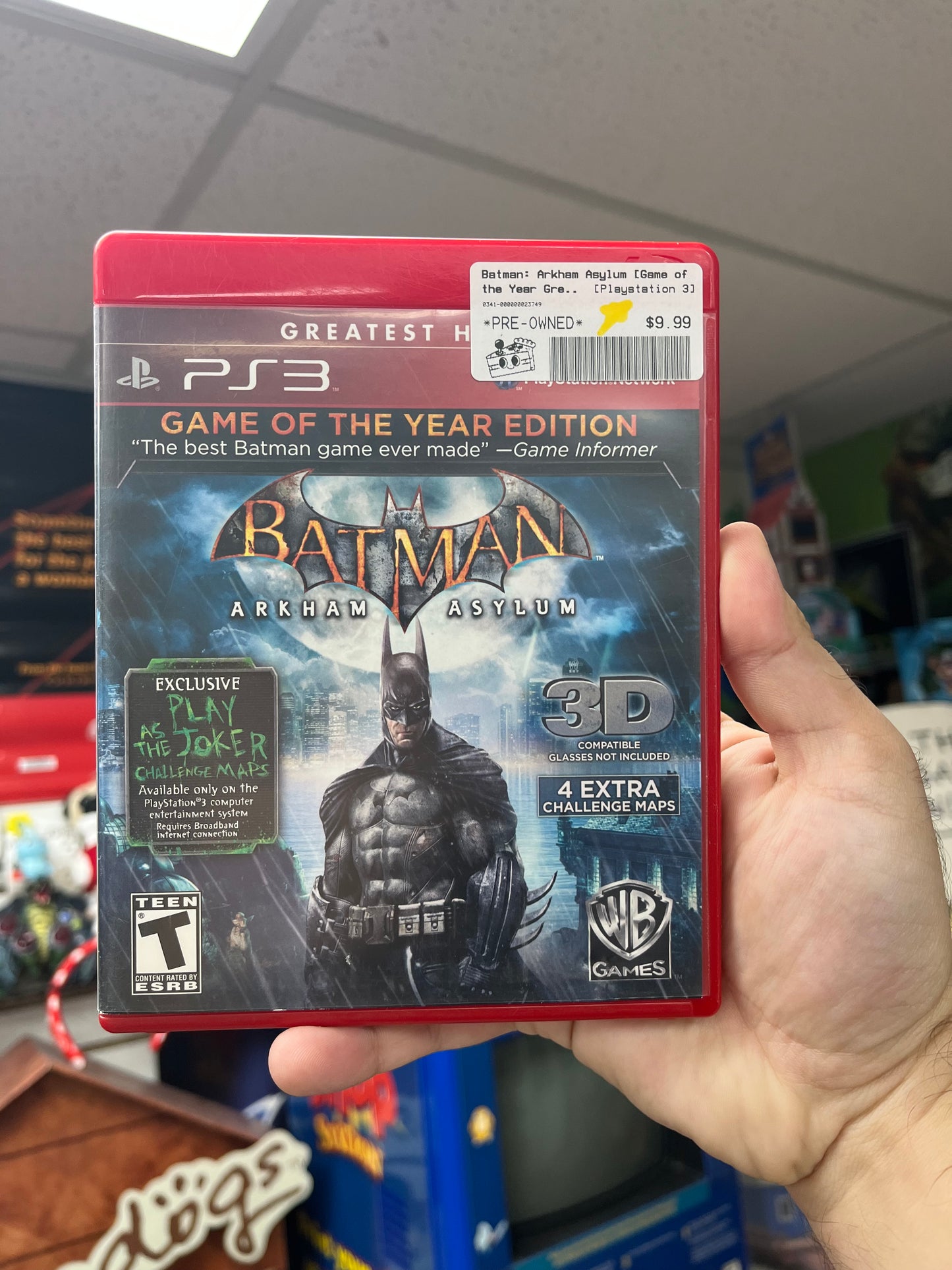 Batman: Arkham Asylum [Game of the Year Edition Greatest Hits] - PS3 CiB