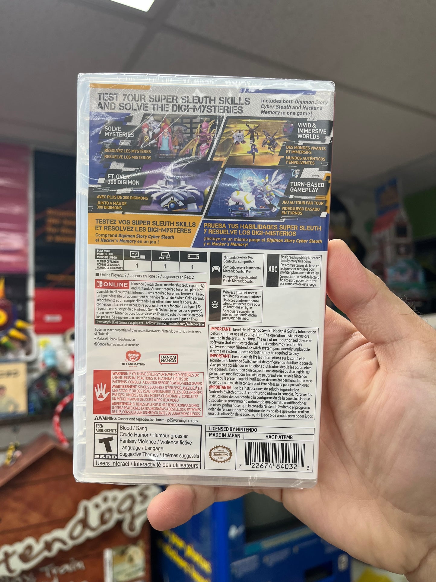 Digimon Story: Cyber Sleuth Complete Edition - Nintendo Switch Sealed