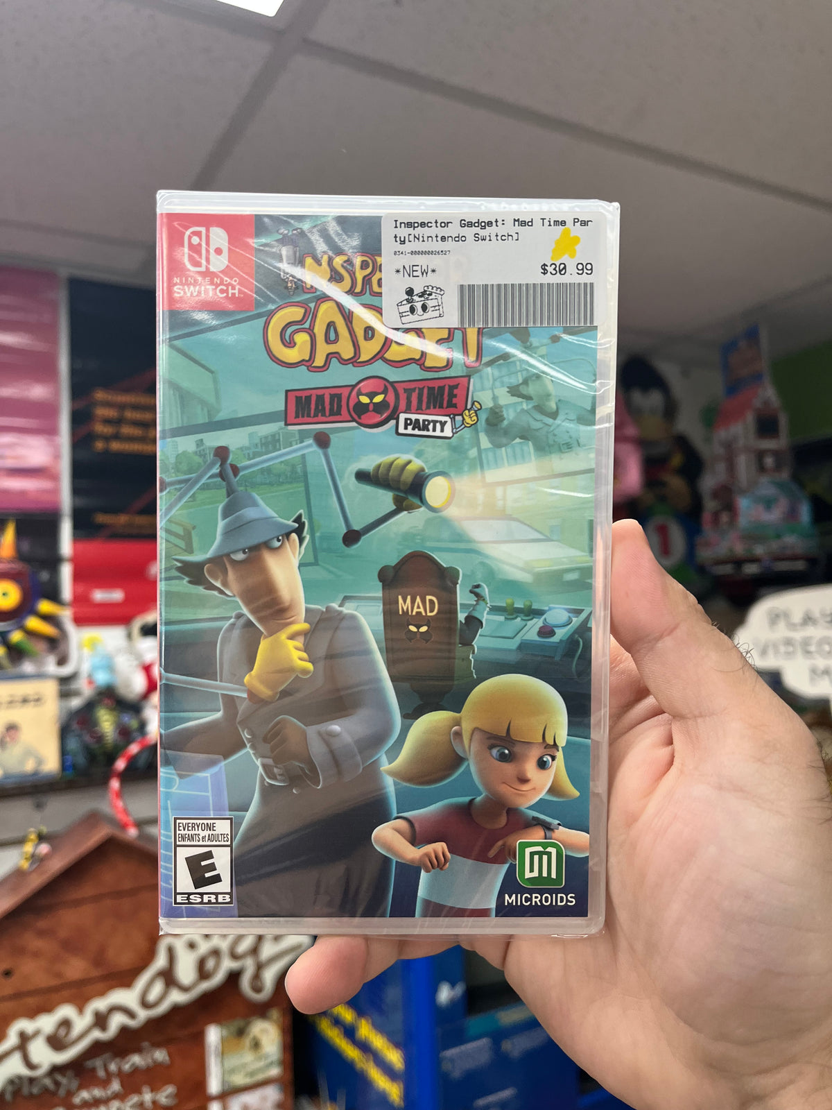 Inspector Gadget: Mad Time Party - Switch Sealed
