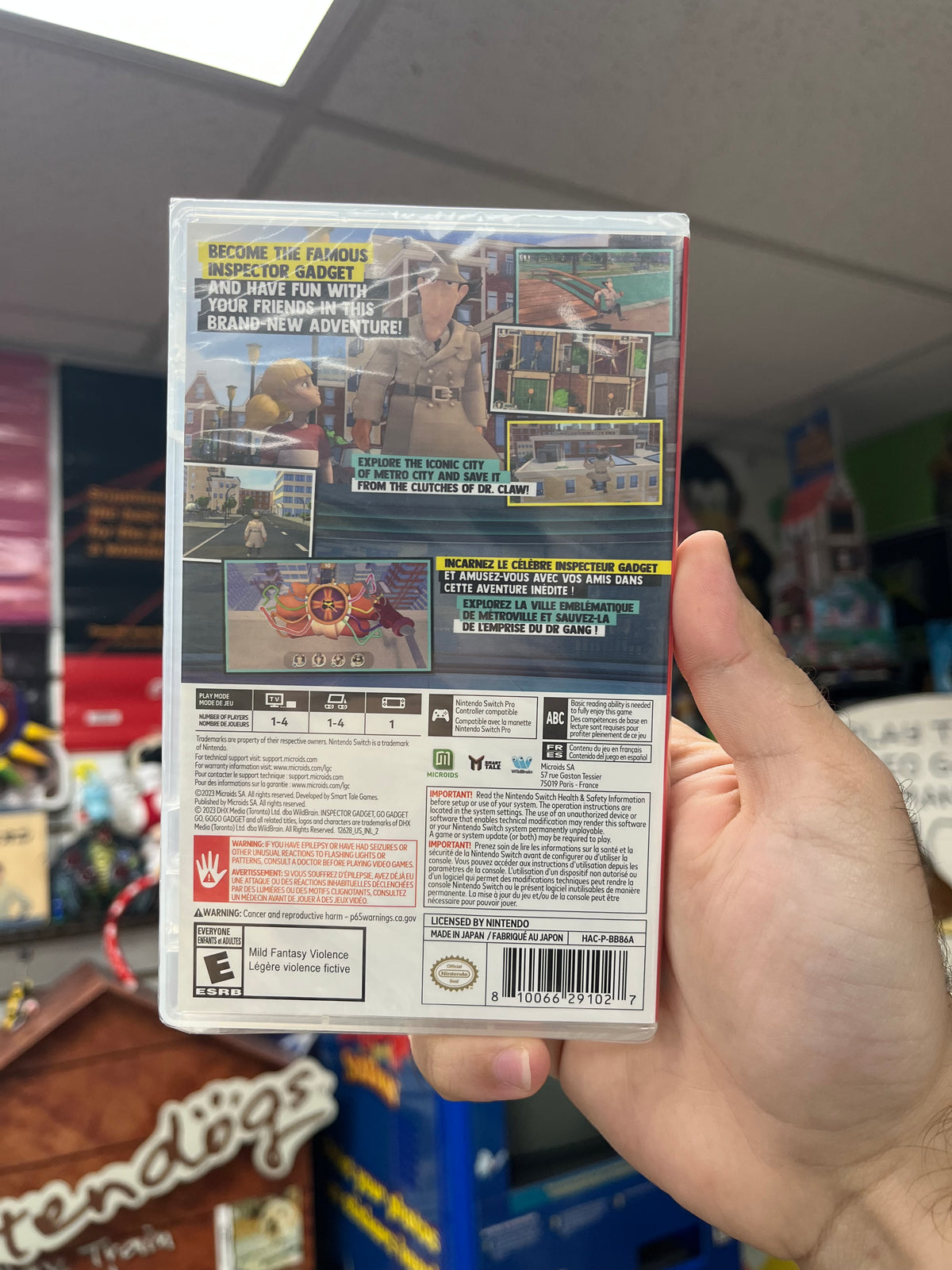 Inspector Gadget: Mad Time Party - Switch Sealed