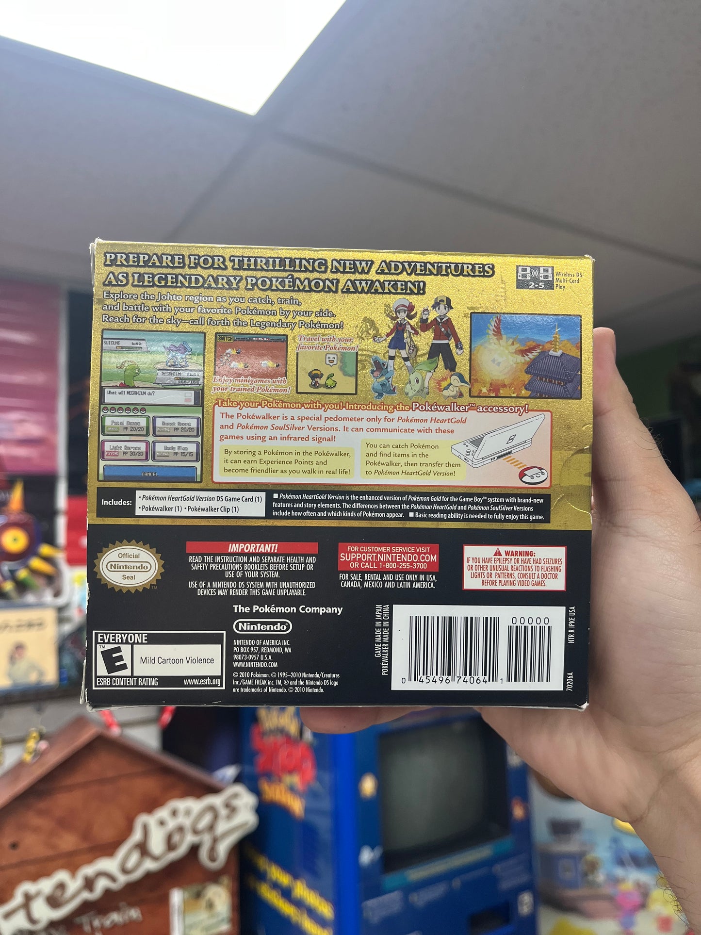Pokemon HeartGold [Big Box w/ Pokewalker] - DS CiB