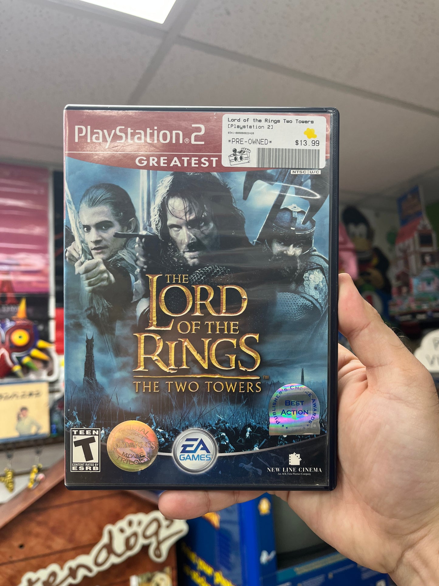 Lord of the Rings Two Towers [Greatest Hits] - PS2 CiB