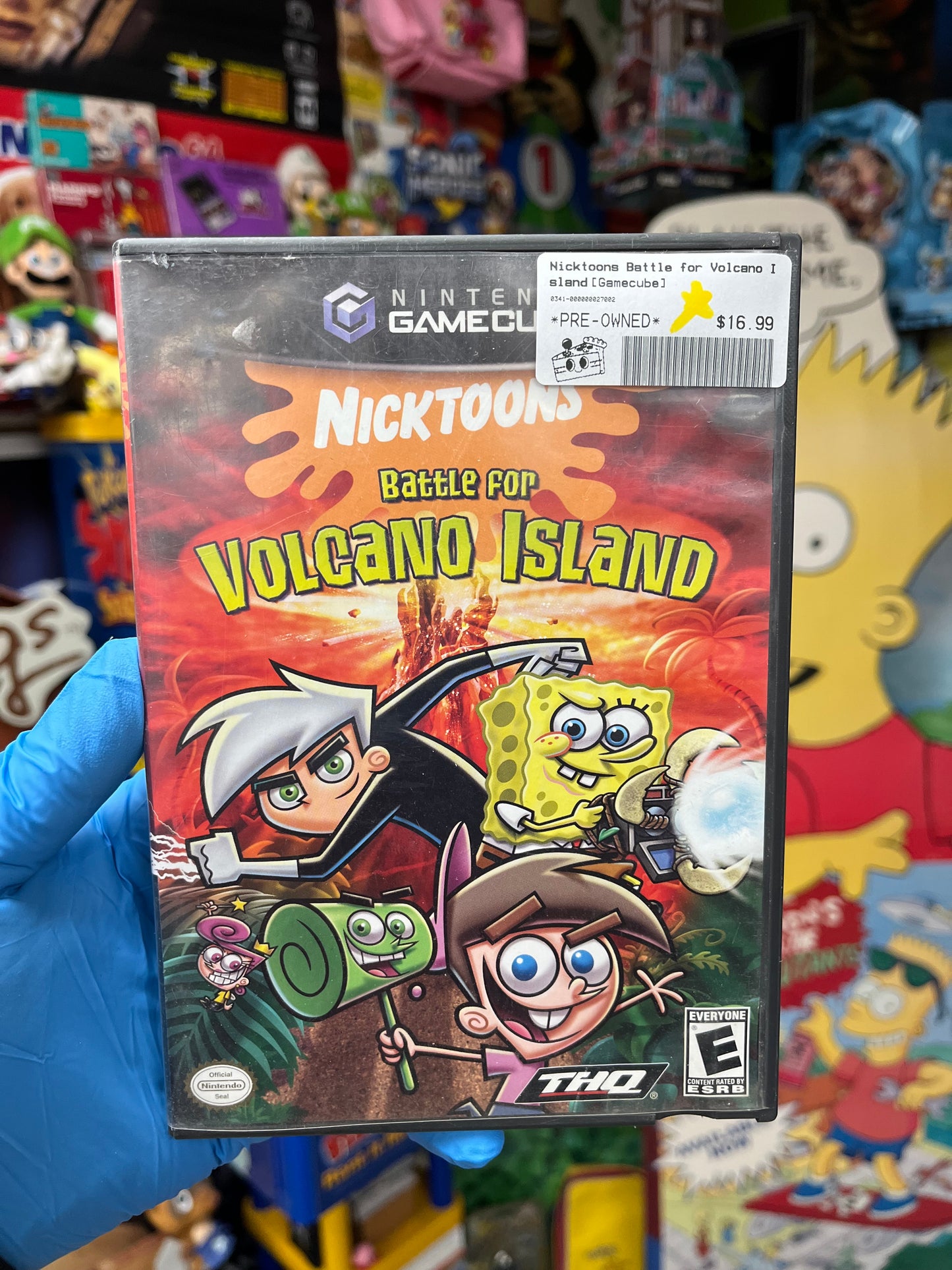 Nicktoons Unite Battle for Volcano Island GameCube CIB