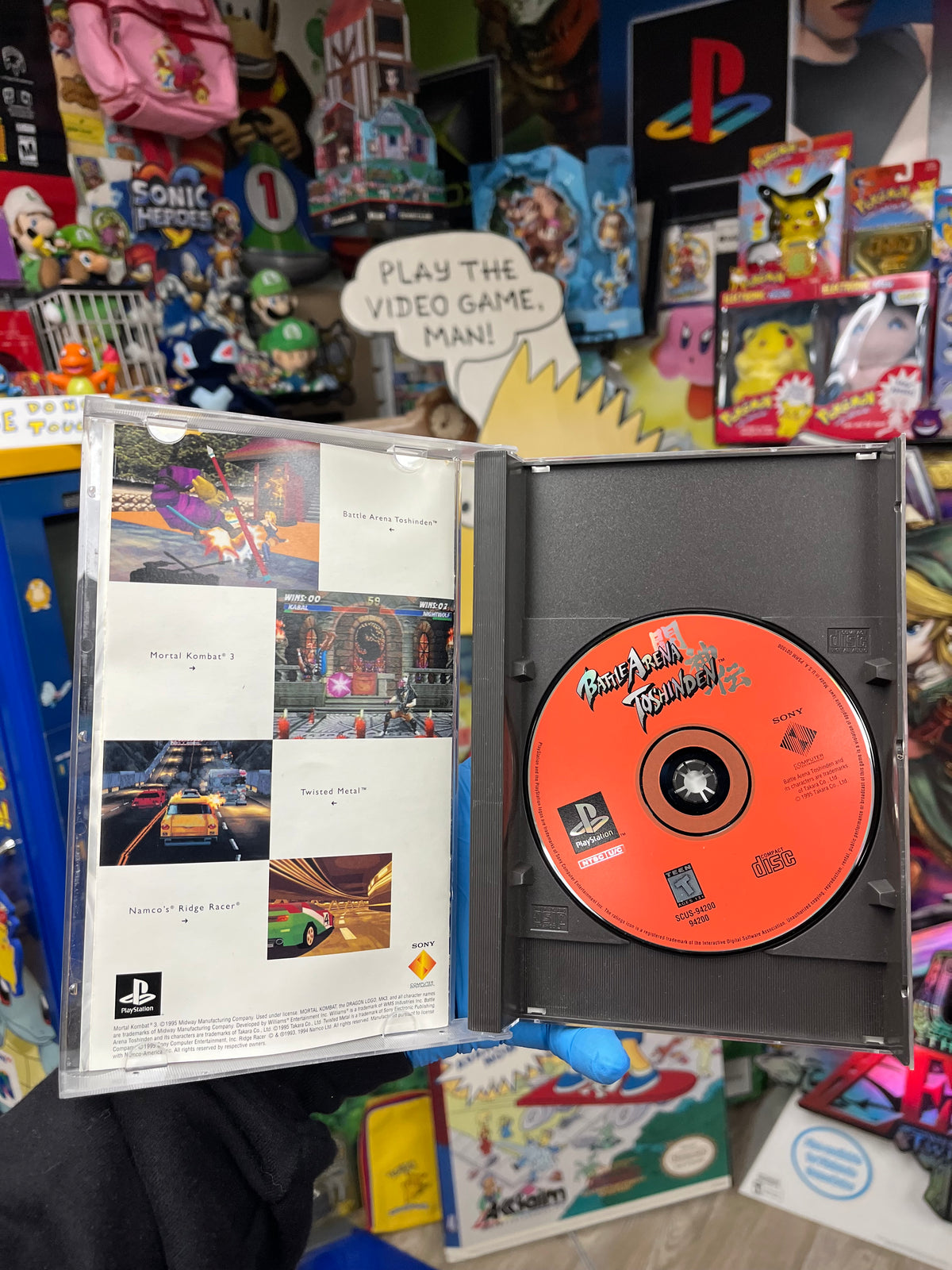 Battle Arena Toshinden Longbox PS1 CIB