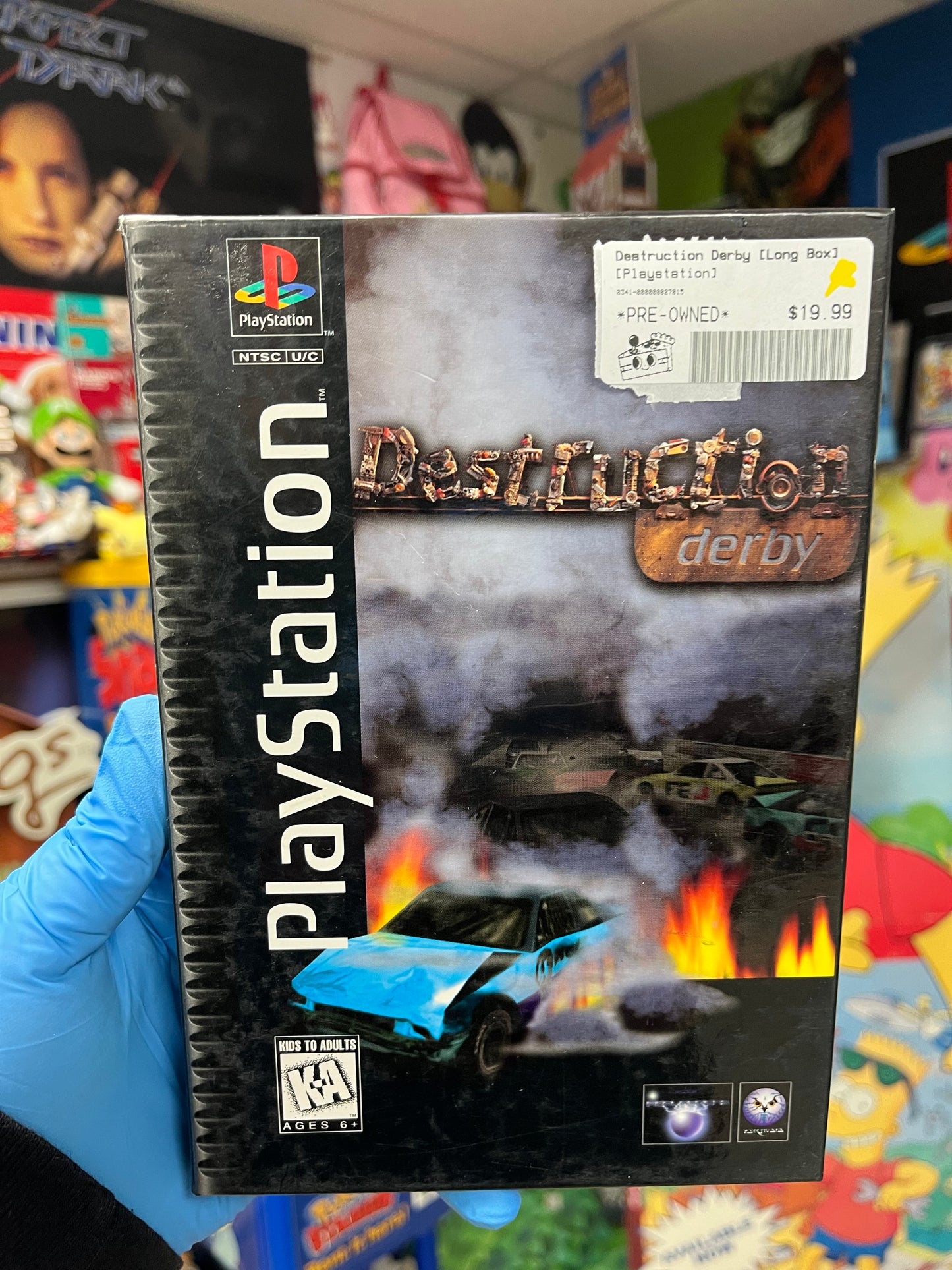 Destruction Derby PS1 Longbox CIB