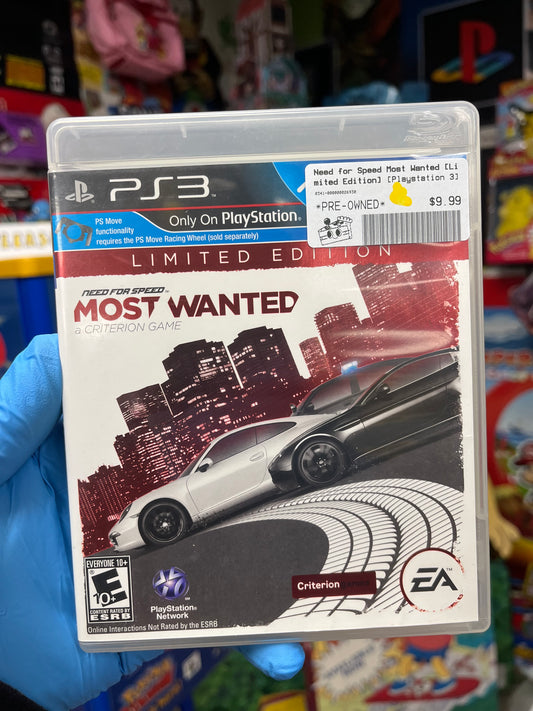 Need for Speed Most Wanted Limited Edition PS3 CIB