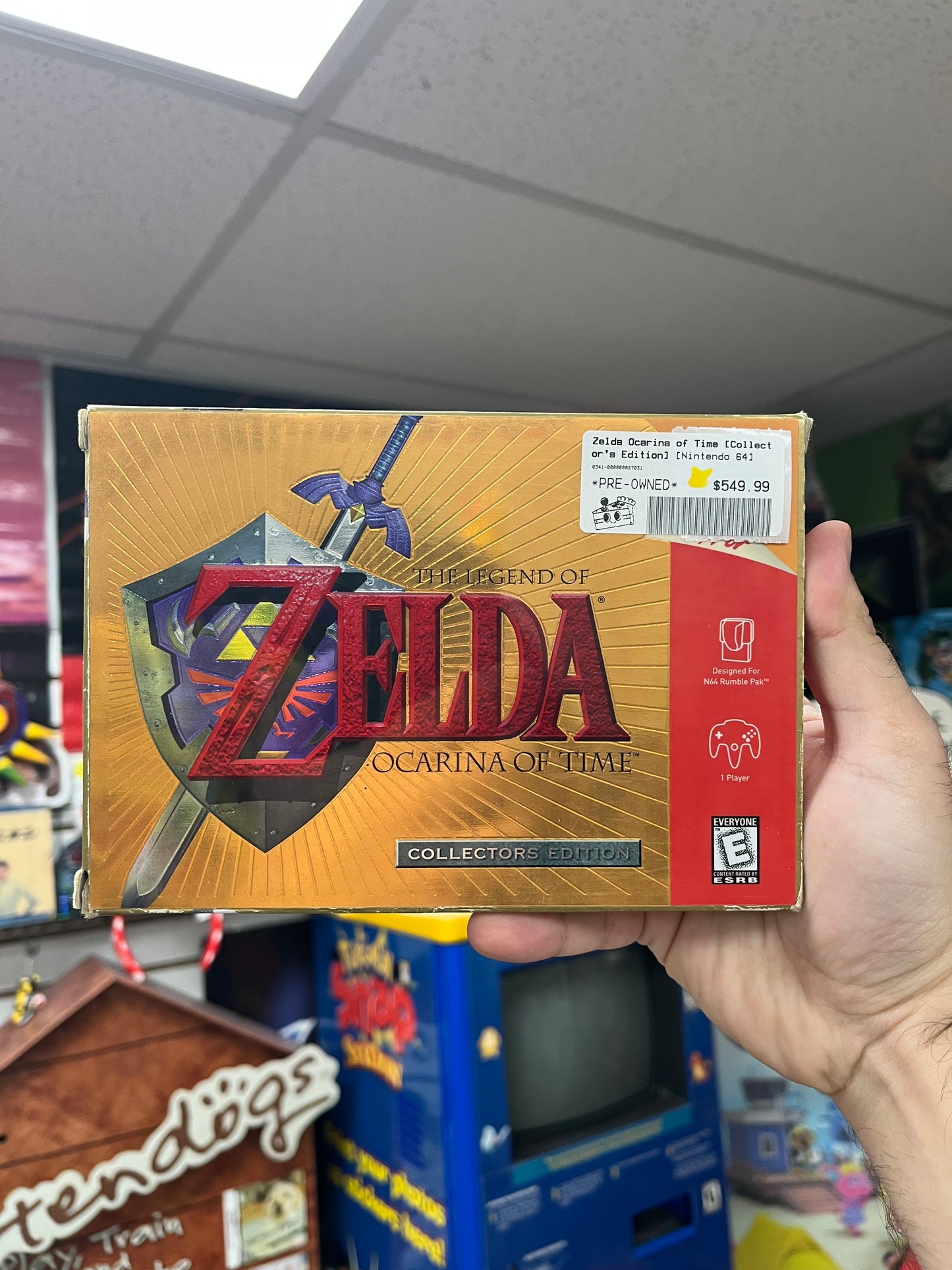 Zelda Ocarina of Time Collector's Edition N64 Complete (Best game ever made)