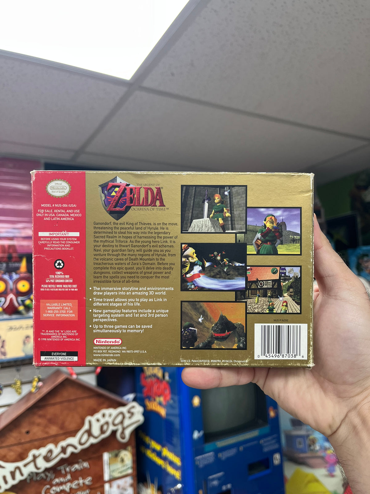Zelda Ocarina of Time Collector's Edition N64 Complete (Best game ever made)